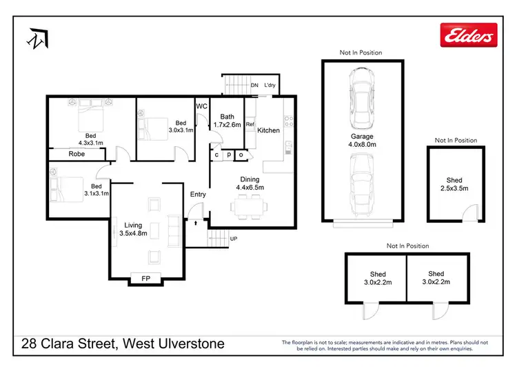 Floorplan of Homely house listing, 28 Clara Street, West Ulverstone TAS 7315