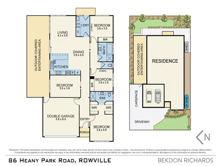Floorplan of Homely house listing, 86 Heany Park Road, Rowville VIC 3178