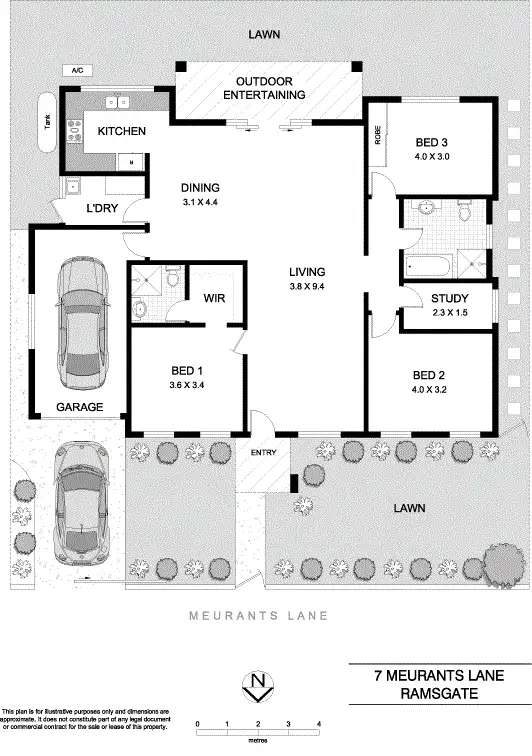 Floorplan of Homely house listing, 7 Meurants Lane, Ramsgate NSW 2217