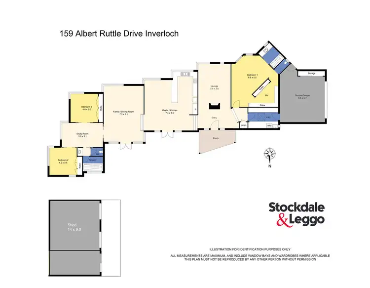 Floorplan of Homely rural property listing, 159 Albert Ruttle Drive, Inverloch VIC 3996
