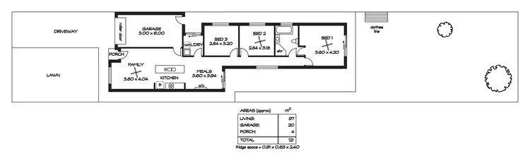 Floorplan of Homely house listing, 59 Sampson Road, Elizabeth Grove SA 5112