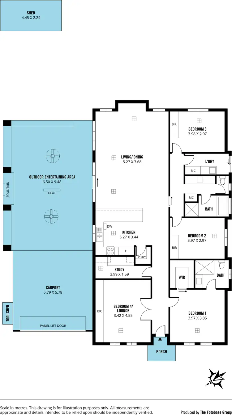 Floorplan of Homely house listing, 4 Cordage Court, Seaford Meadows SA 5169