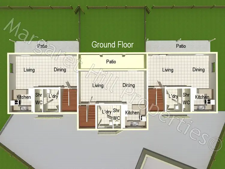 Floorplan of Homely unit listing, 2/80 Palmerston ST, Gulliver QLD 4812