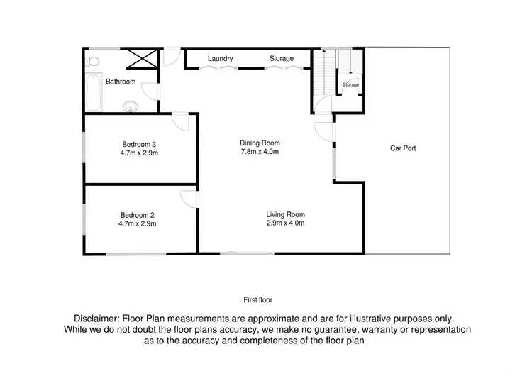 Floorplan of Homely house listing, 106 Esplanade, Robe SA 5276