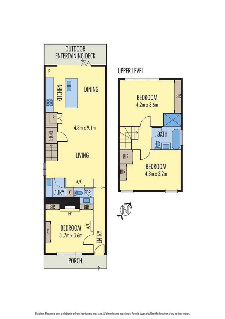 Floorplan of Homely house listing, 18 Little O'Grady Street, Albert Park VIC 3206