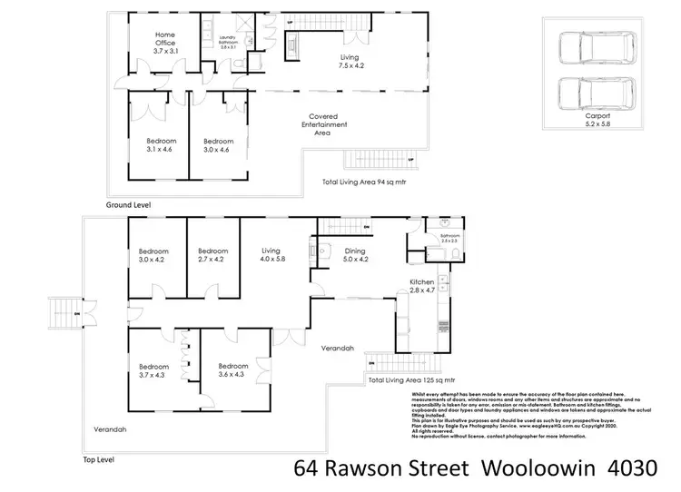 Floorplan of Homely house listing, 64 Rawson Street, Wooloowin QLD 4030