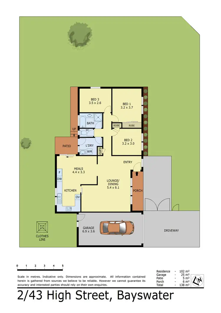 Floorplan of Homely house listing, 2/43 High Street, Bayswater VIC 3153