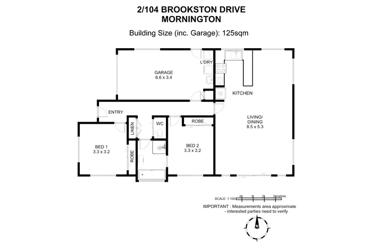 Floorplan of Homely villa listing, 2/104 Brookston Drive, Mornington TAS 7018