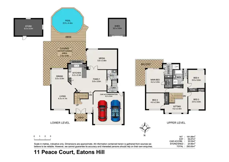 Floorplan of Homely house listing, 11 Peace Court, Eatons Hill QLD 4037