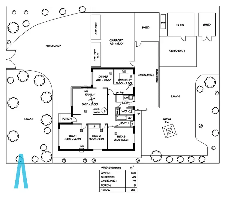 Floorplan of Homely house listing, 53 McLauchlan Road, Windsor Gardens SA 5087