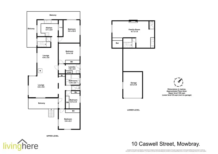Floorplan of Homely house listing, 10-12 Caswell Street, Mowbray TAS 7248