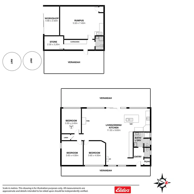 Floorplan of Homely house listing, 28 ELANORA CRESCENT, Cape Jervis SA 5204