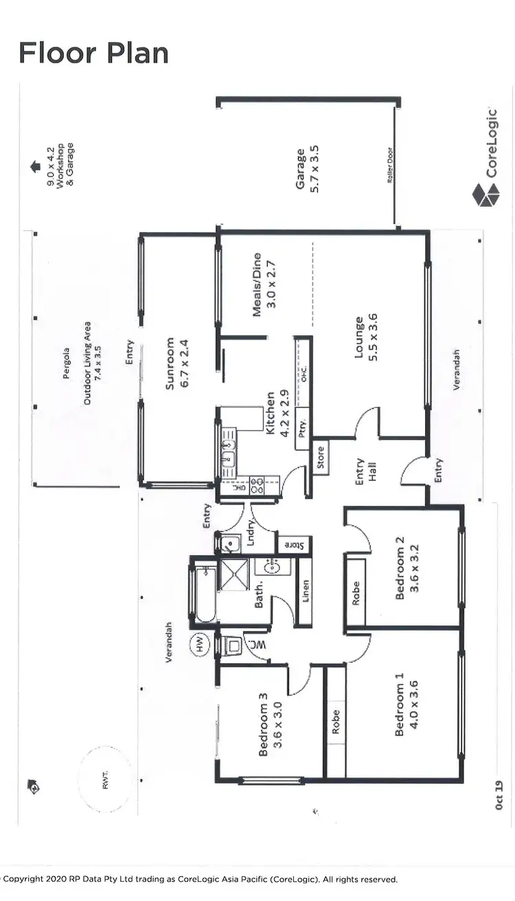 Floorplan of Homely house listing, 112 Pyap Street, Renmark SA 5341