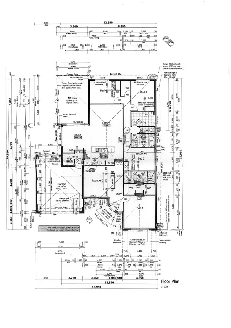 Floorplan of Homely house listing, 15 Dunn Close, Seville Grove WA 6112