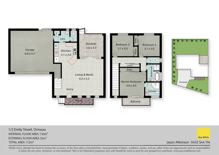 Floorplan of Homely house listing, 1/2 Emily Street, Ormeau QLD 4208