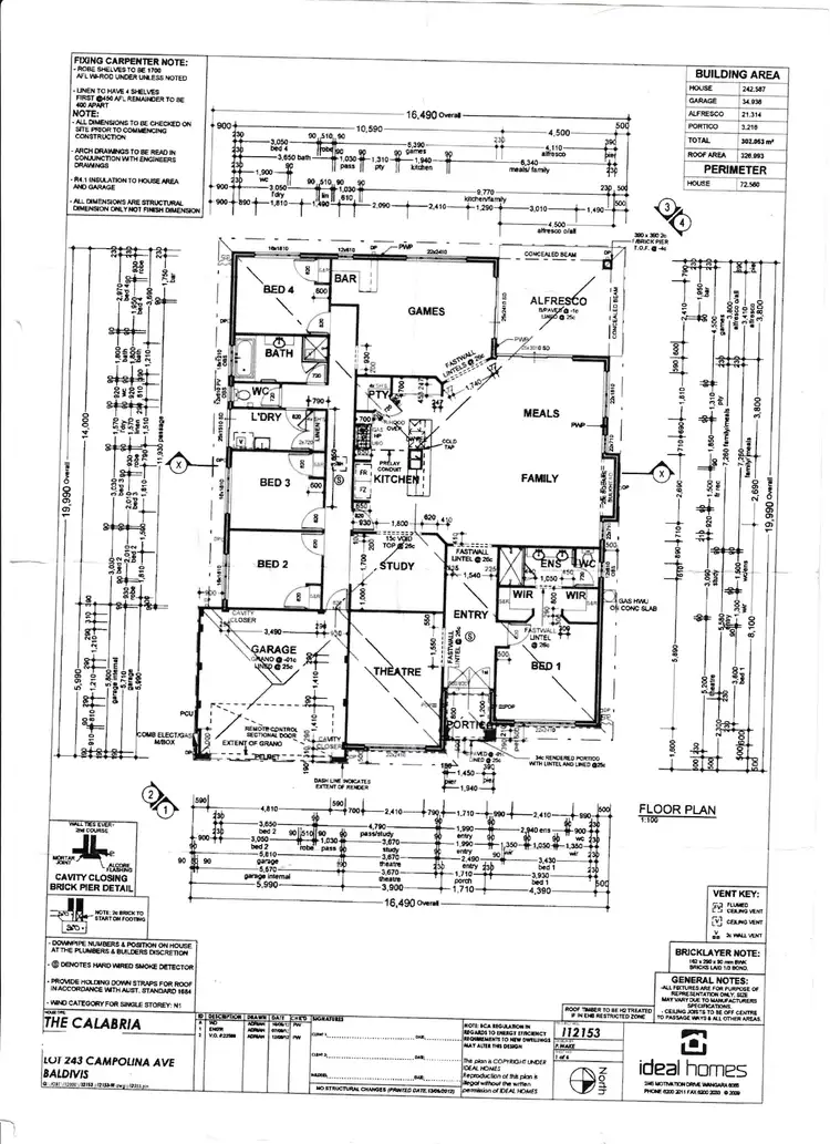 Floorplan of Homely house listing, 10 Campolina Avenue, Baldivis WA 6171