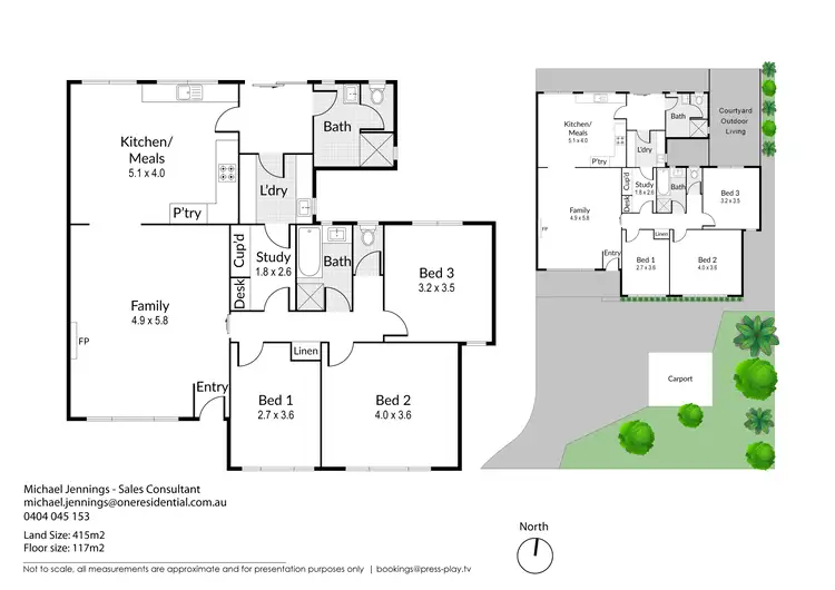 Floorplan of Homely house listing, 126 Leach Highway, Melville WA 6156