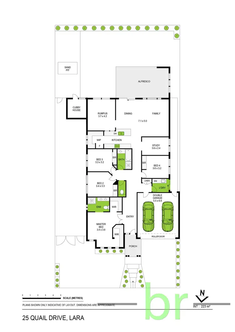 Floorplan of Homely house listing, 25 Quail Drive, Lara VIC 3212