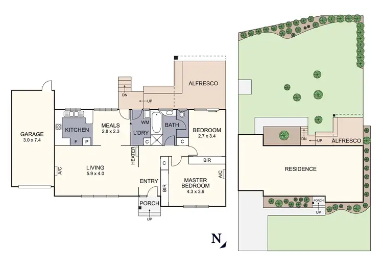 Floorplan of Homely unit listing, 2/75 Eastfield Road, Croydon VIC 3136
