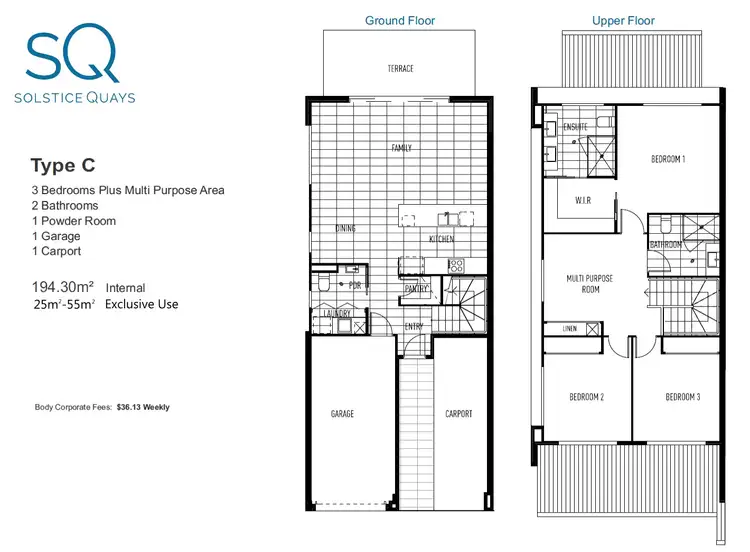 Floorplan of Homely house listing, 13/35 Sickle Avenue, Hope Island QLD 4212