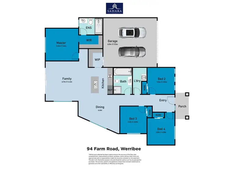 Floorplan of Homely house listing, 94 Farm Road, Werribee VIC 3030