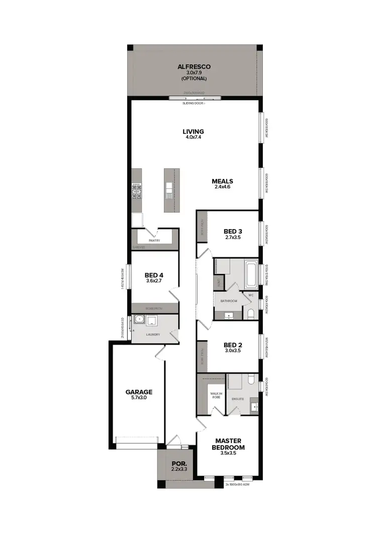 Floorplan of Homely house listing, 6 Orkney Avenue, Marion SA 5043