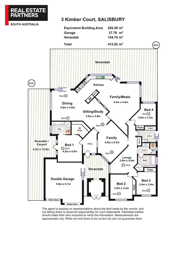 Floorplan of Homely house listing, 3 Kimber Court, Salisbury SA 5108