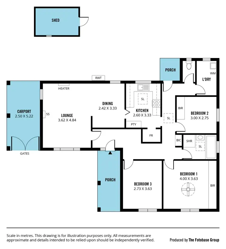 Floorplan of Homely house listing, 25 Barcelona Drive, Happy Valley SA 5159