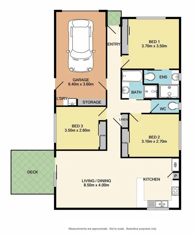 Floorplan of Homely townhouse listing, 19 Holloway Street, Benalla VIC 3672