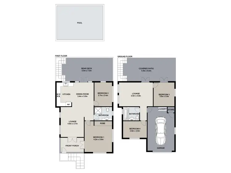 Floorplan of Homely house listing, 14 Oakmere Street, Nudgee QLD 4014