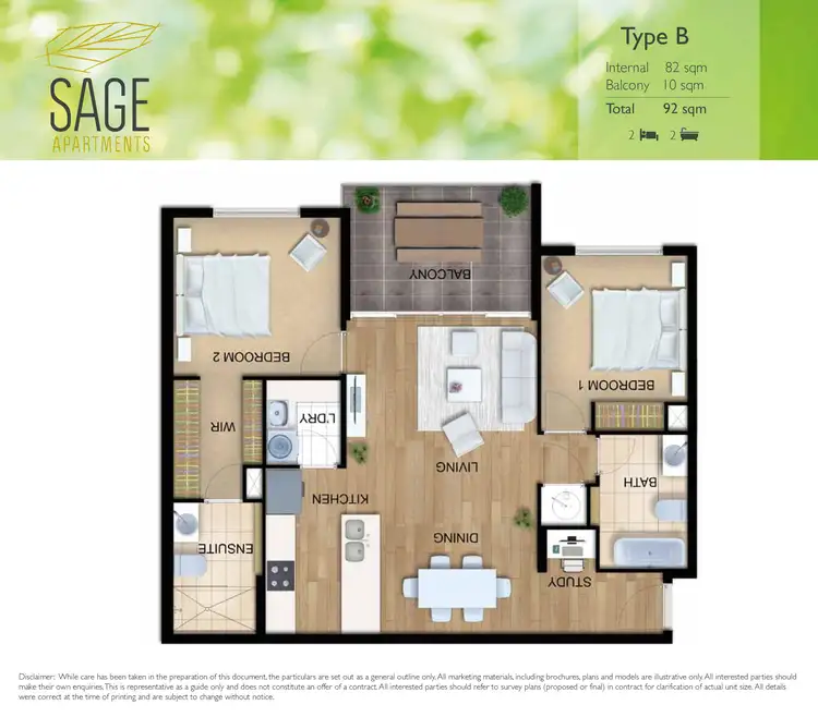 Floorplan of Homely apartment listing, 5305/31 Bourton Road, Merrimac QLD 4226