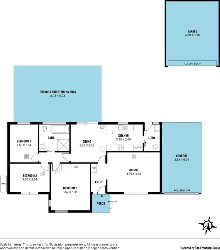 Floorplan of Homely house listing, 3 Burke Street, Hackham SA 5163