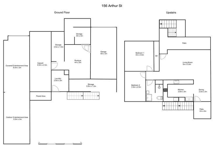Floorplan of Homely house listing, 156 Arthur Street, Grafton NSW 2460