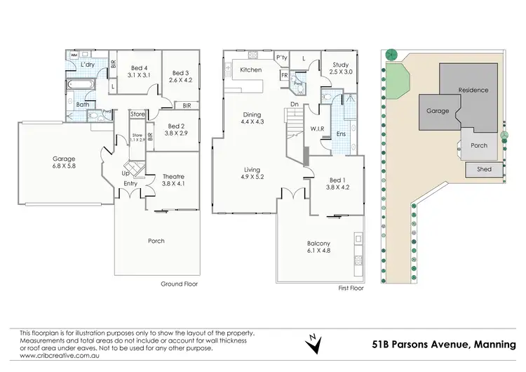 Floorplan of Homely house listing, 51b Parsons Avenue, Manning WA 6152