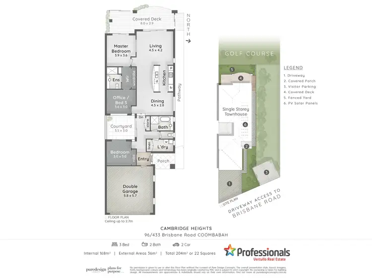 Floorplan of Homely villa listing, 96/433 Brisbane Road, Coombabah QLD 4216