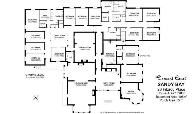 Floorplan of Homely house listing, 20 Fitzroy Place, Sandy Bay TAS 7005