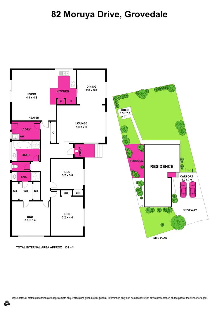 Floorplan of Homely house listing, 82 Moruya Drive, Grovedale VIC 3216