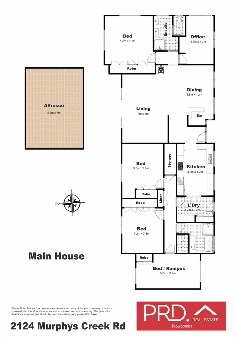 Floorplan of Homely house listing, 2124 Murphys Creek Road, Ballard QLD 4352