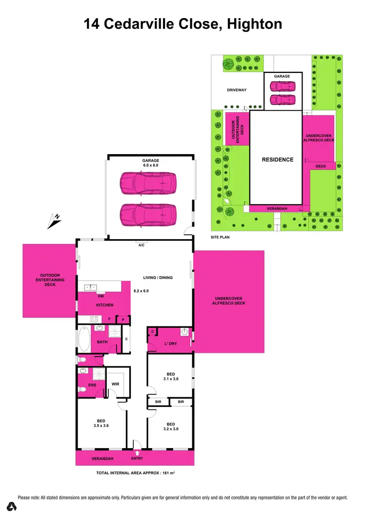 Floorplan of Homely house listing, 14 Cedarville Close, Highton VIC 3216