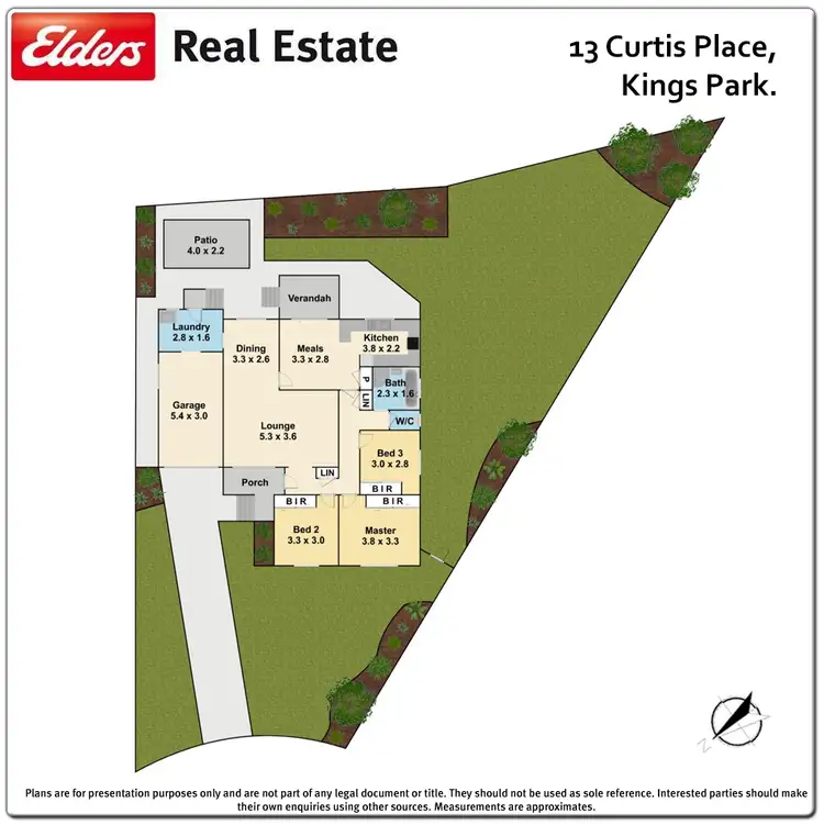 Floorplan of Homely house listing, 13 Curtis Place, Kings Park NSW 2148