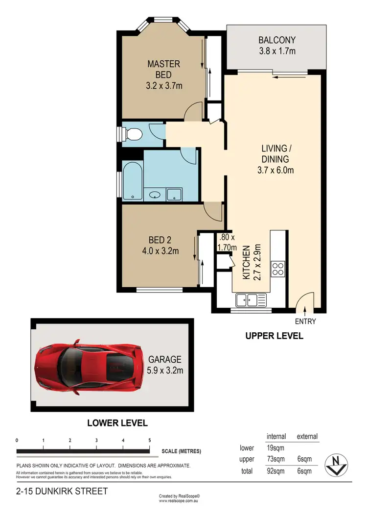 Floorplan of Homely unit listing, 2/15 Dunkirk Street, Gaythorne QLD 4051