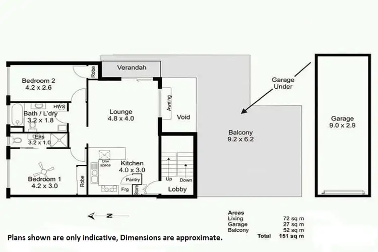 Floorplan of Homely house listing, 6/5 Brett Avenue, Labrador QLD 4215