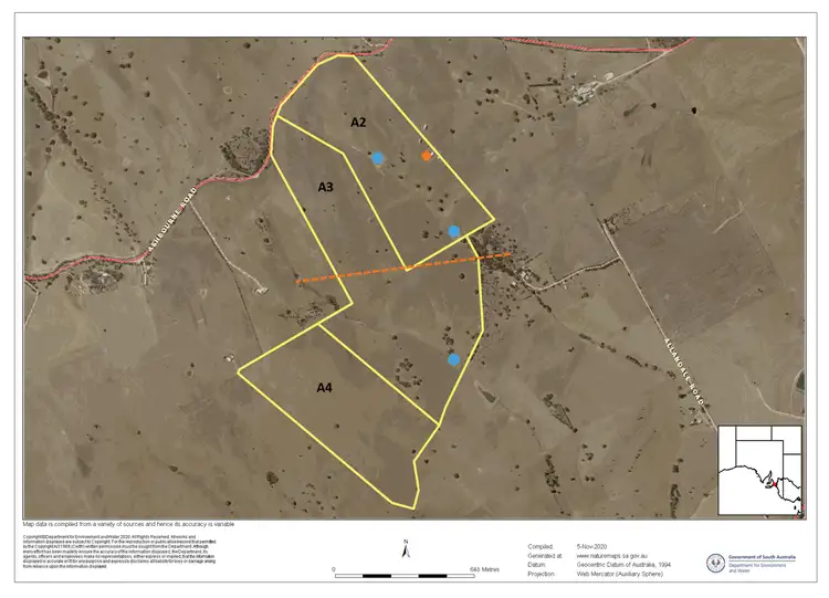 Floorplan of Homely rural property listing, 'Allandale' Ashbourne Road, Strathalbyn SA 5255