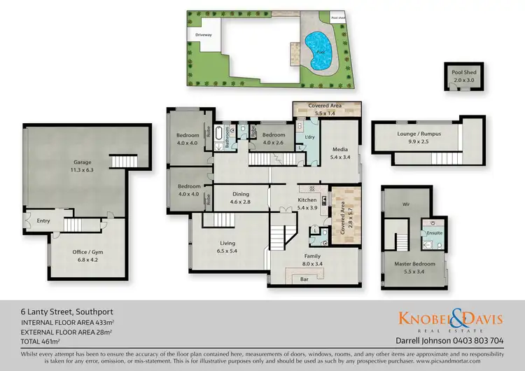Floorplan of Homely house listing, 6 Lanty Street, Southport QLD 4215