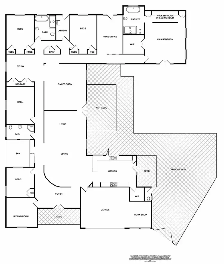Floorplan of Homely house listing, 9 Berrinda Close, Bolwarra Heights NSW 2320