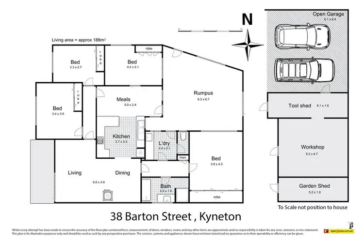Floorplan of Homely house listing, 38 Barton Street, Kyneton VIC 3444