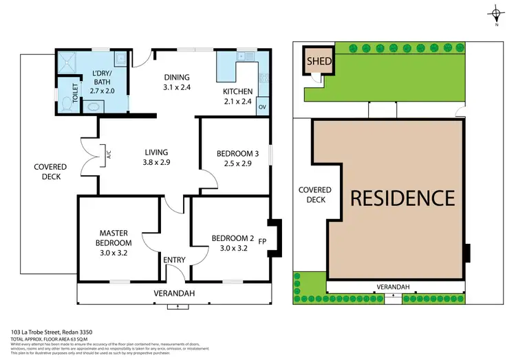 Floorplan of Homely house listing, 103 La Trobe Street, Redan VIC 3350