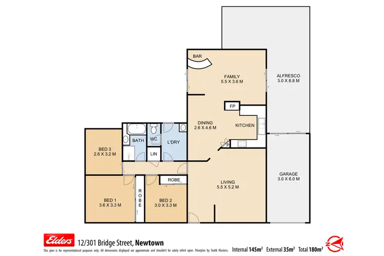 Floorplan of Homely unit listing, Unit 12, 301 Bridge Street, Newtown QLD 4350