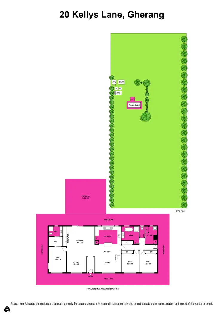 Floorplan of Homely house listing, 20 Kellys Lane, Gherang VIC 3240