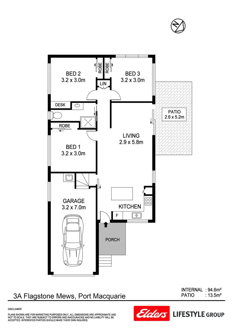Floorplan of Homely house listing, 3A Flagstone Mews, Port Macquarie NSW 2444